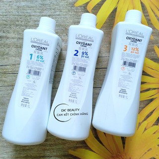 👉 Oxy Loreal trợ nhuộm, Tẩy mở biểu bì tóc Oxydant Creme