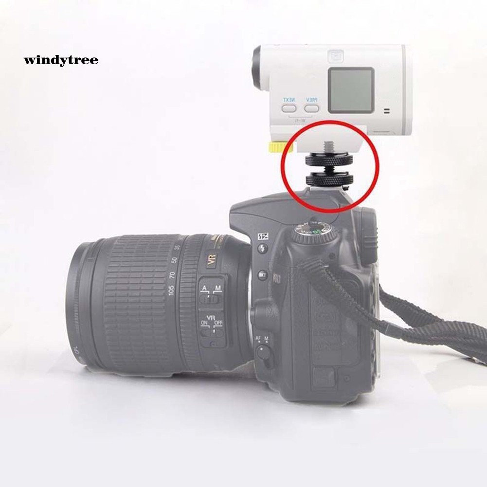 Bộ chuyển đổi giá đỡ 3 chân 1/4 sang giá đỡ đèn flash camera hữu dụng