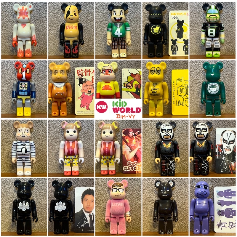 Chú gấu &quot;bụng phệ&quot; Bearbrick 100%, Artist Series. MS: 01.