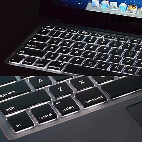 STR Ultra Thin Clear TPU Keyboard Cover Skin Protector for Macbook Pro 11/13/15/17 inch