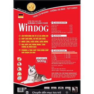 Thức ăn dành cho chó lớn Windog 1kg