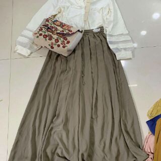 Quần váy nhật ngắn dài