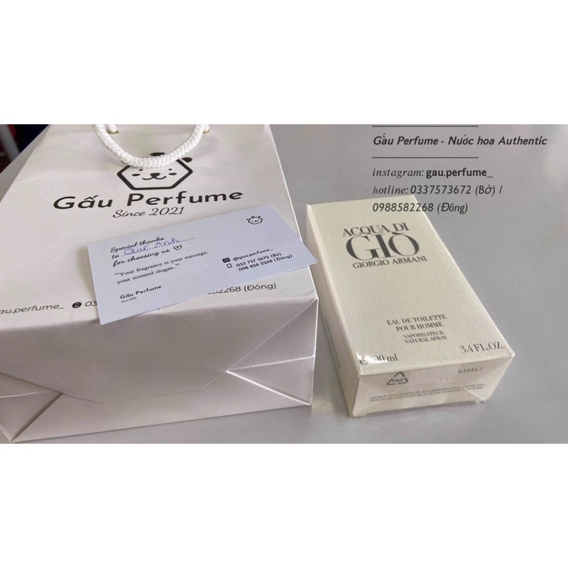 Nước hoa chiết/Mẫu thử ACQUA DI GIO (Giò trắng) 10ML chính hãng | BigBuy360 - bigbuy360.vn