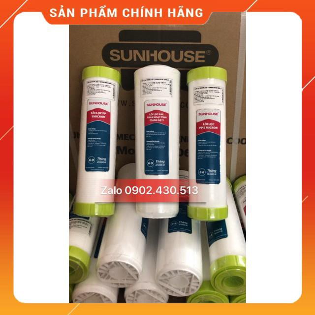 [HCM]Bộ 3 lõi lọc nước Sunhouse Số 1,2,3 chính hãng giá tốt