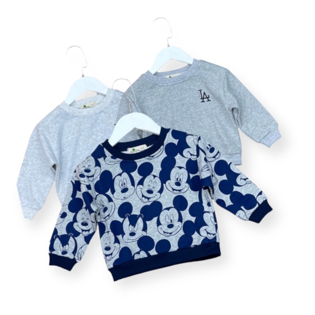 Áo nỉ bông bé trai LITIBABY hình Mickey, LA 2/8T
