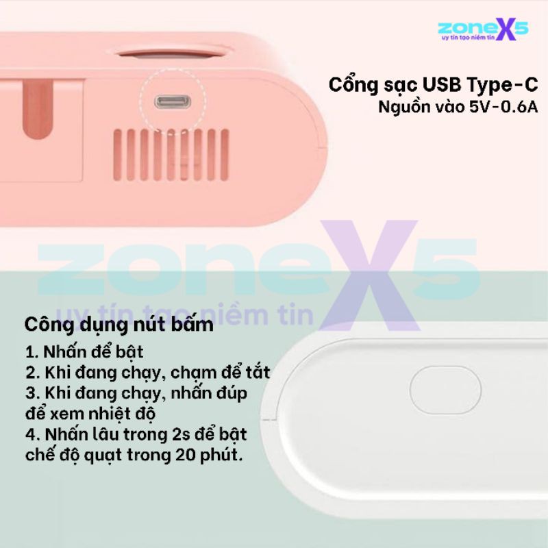 Giá treo bàn chải đánh răng khử khuẩn bằng tia UV Xiaomi MOI M01- Giá đỡ diệt khuẩn bàn chải đánh răng Xiaomi