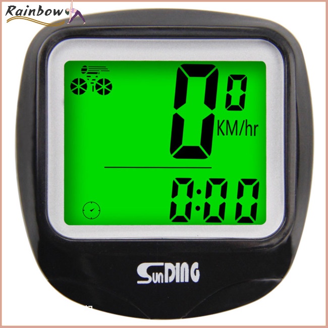 Đồng Hồ Đo Tốc Độ Xe Đạp Màn Hình LCD Chống Thấm Nước Có Đèn Nền