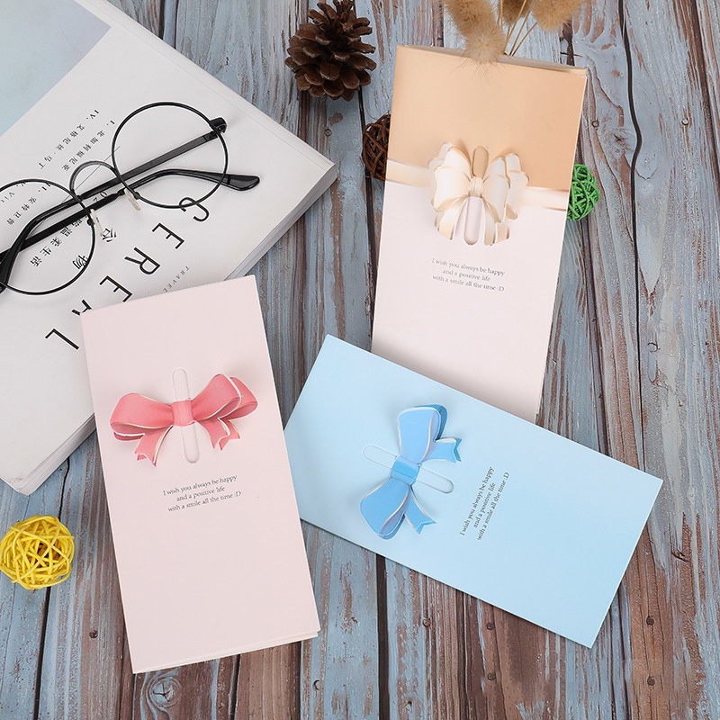 1 Thiệp Mời Dạng Gập Hình Trái Tim Cho Sinh Nhật Bé