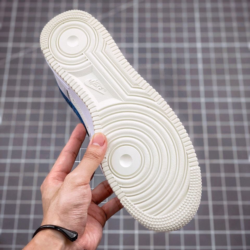 Giày thể thao AF1 Dunk Vệt Xanh, Giày Air force 1 low SP undefeated 5 on it dunk Hàng cao cấp Full Box Bill