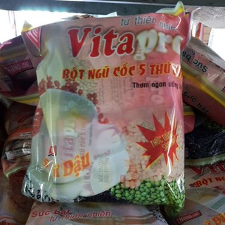 Bột ngũ cốc 5 thứ đậu vitapro - bịch 10 gói