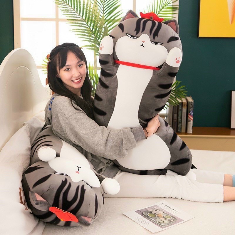 Gấu Bông Mèo Thần Tài Đứng xuất sắc Cực trend Thú Nhồi Bông Búp Bê Siêu Dễ Thương, siêu to