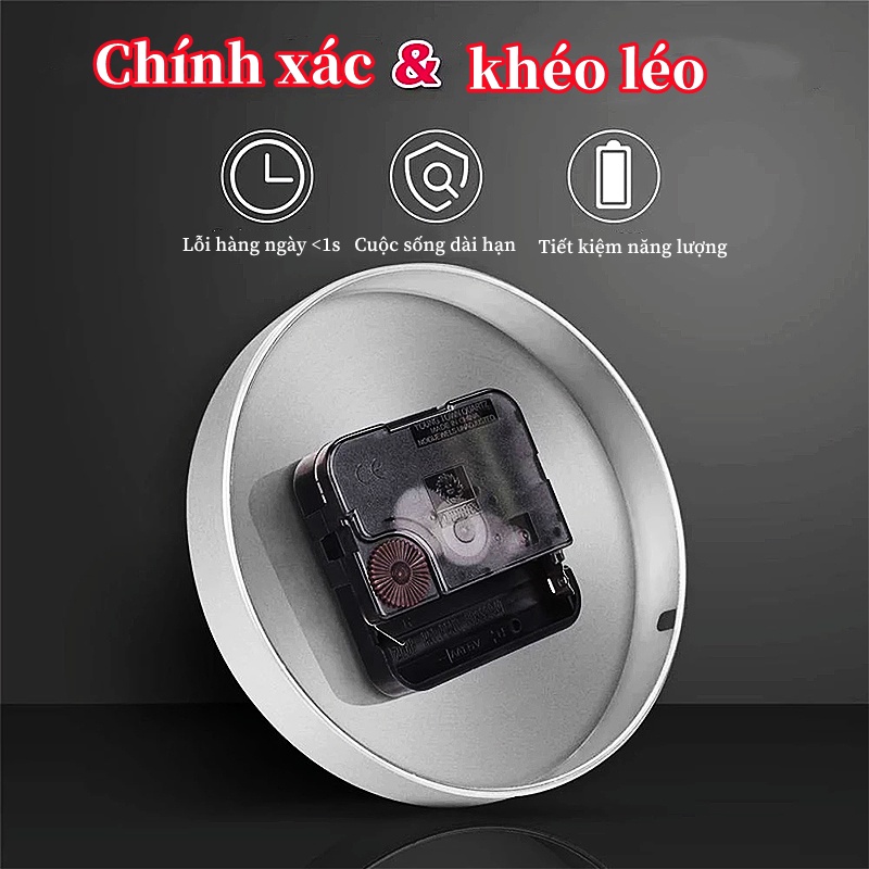 Đồng Hồ Dán Tường 3D Đồng hồ treo tường trang trí Chất Liệu Acrylic DIY Trang Trí Xinh Xắn dán tường trang trí họa tiết