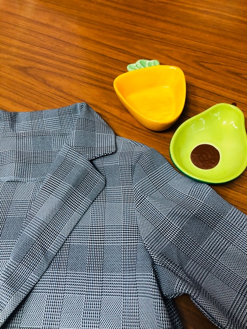 ÁO BLAZER XÁM CARO | BigBuy360 - bigbuy360.vn