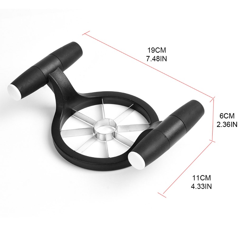 Dụng Cụ Cắt Trái Cây 8 Lưỡi Bằng Thép Không Gỉ