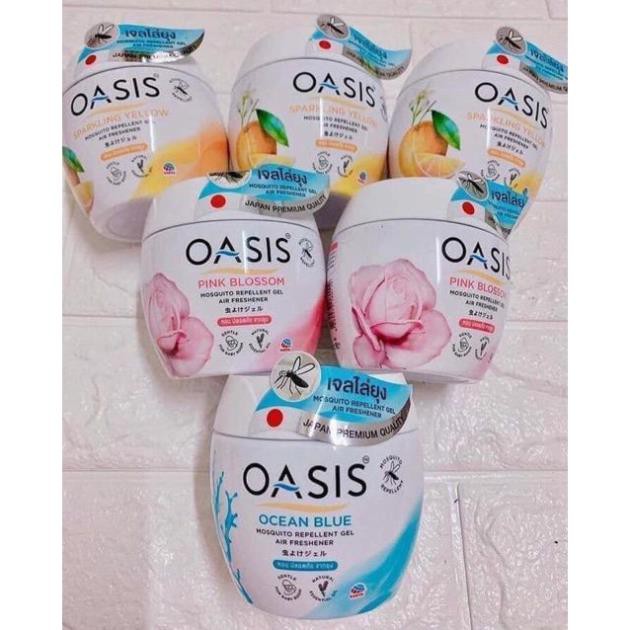 Sáp Thơm Chống Muỗi OASIS 180gr [THÁI LAN] + Tặng Miếng Mạ Nạ Trị Mụn