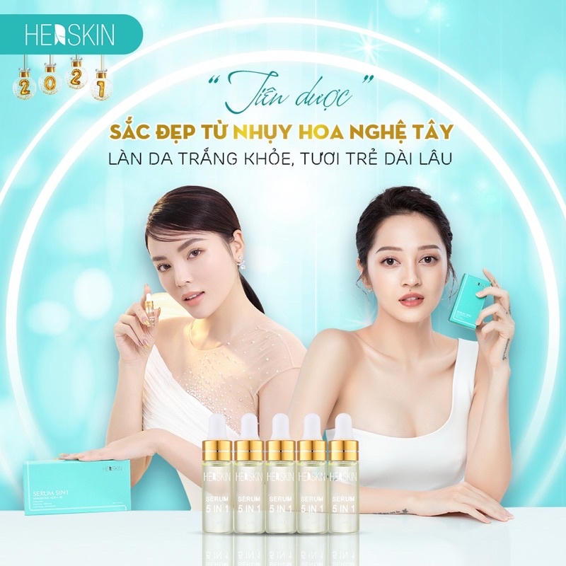 HỘP SERUM 5IN1 HERSKIN PRINCESS WHITE
