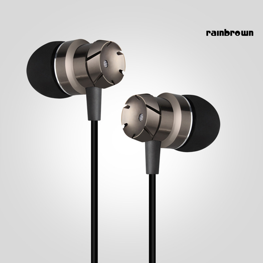 Tai Nghe In-Ear Có Dây Kim Loại Universal / Rej / Mic