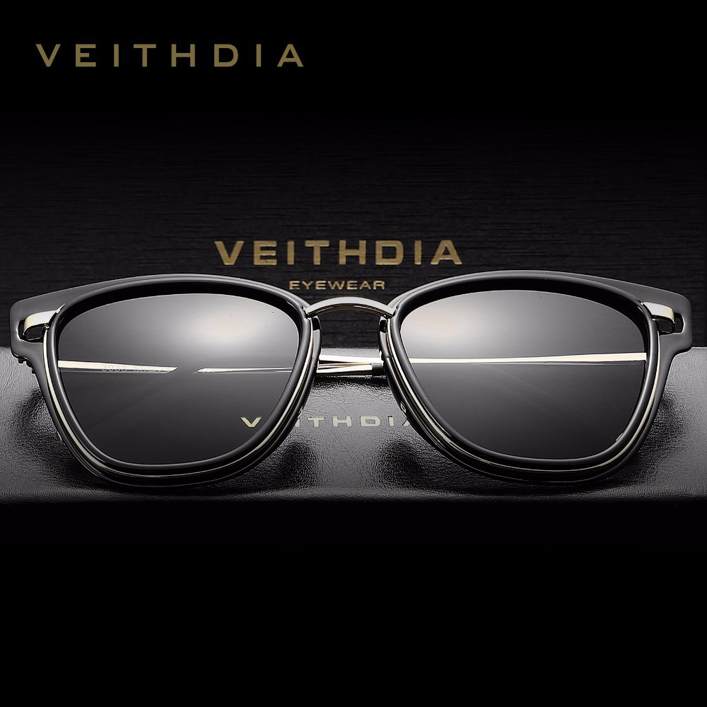 Kính mát VEITHDIA 3038 kiểu mắt mèo thời trang nữ