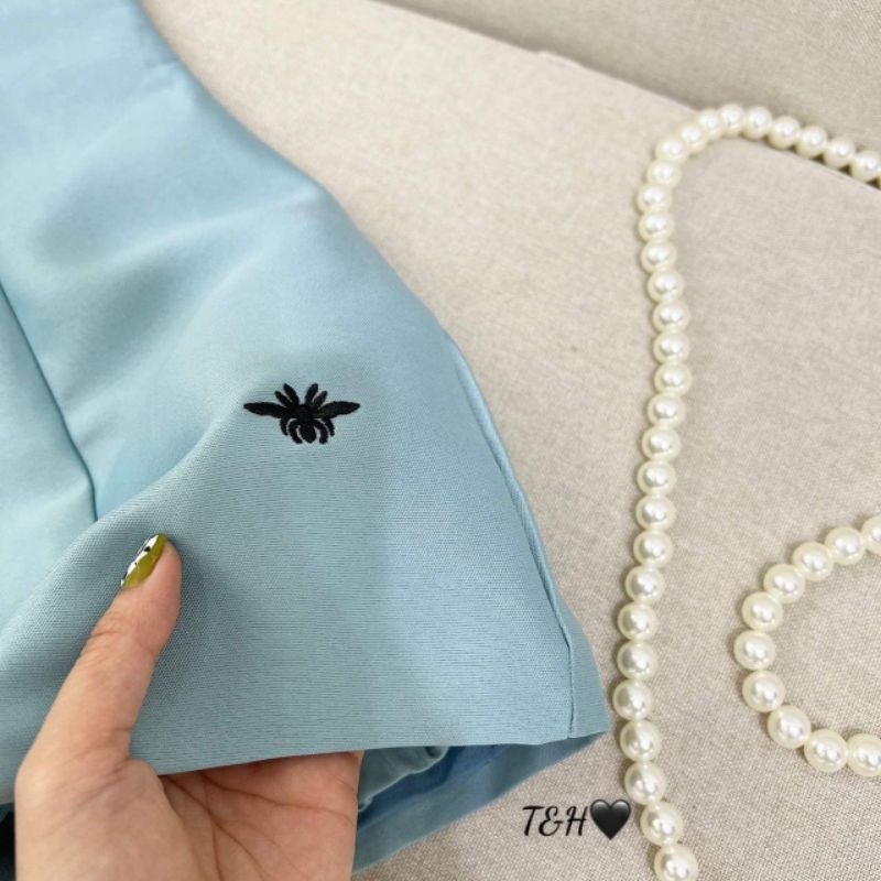 Chân váy tapta thêu ong hàng QCL1