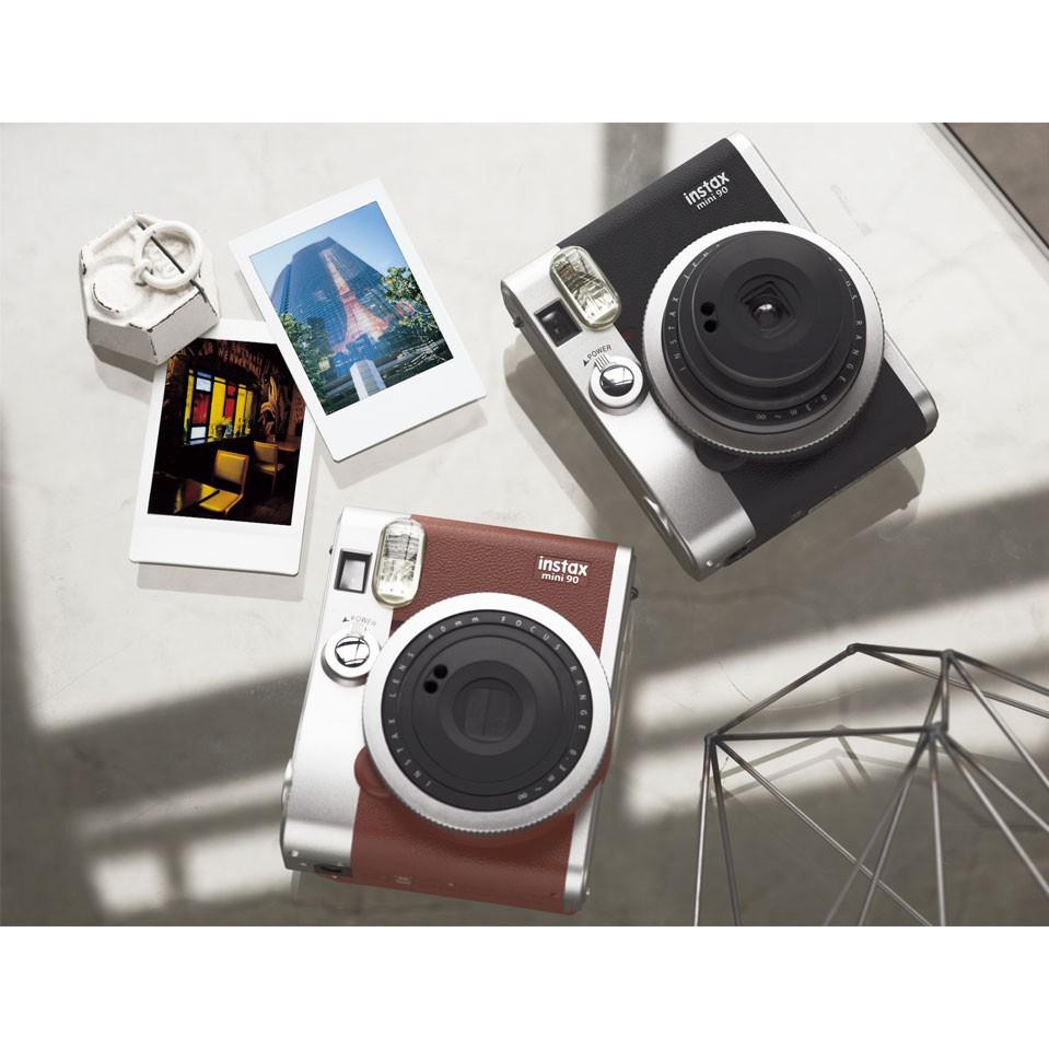 Máy chụp ảnh lấy liền Fujifilm Instax Mini 90+ 1vỏ nhựa trong bảo vệ