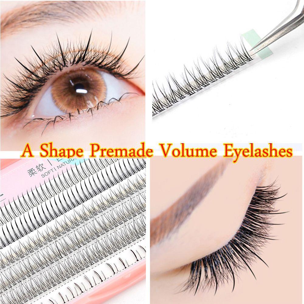 OCEANMAP Cặp Lông Mi Giả Tự Nhiên Lâu Trôi Kiểu Đuôi Cá DIY