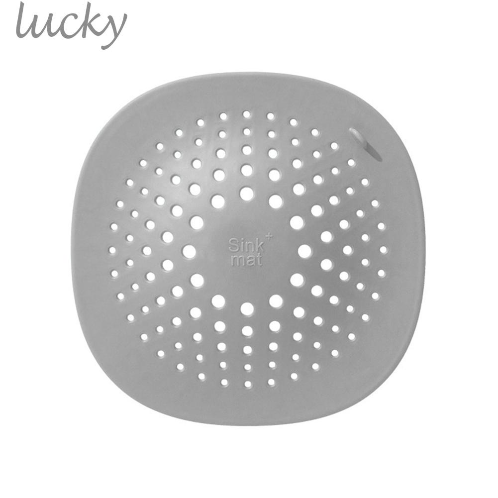 Shower Drain Hair Catcher Bathroom Stopper Cover Silicone Sink Drains Protector White Gray Green Blue Orange