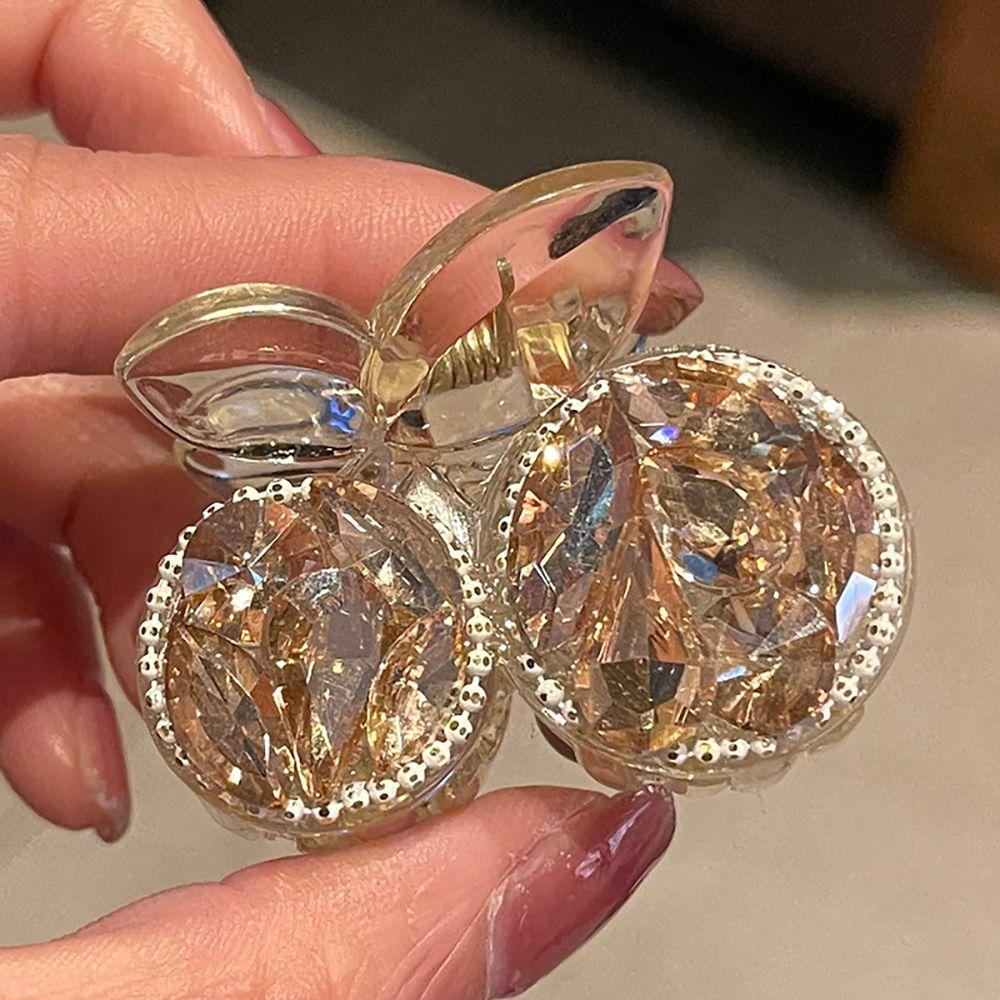 Kẹp Tóc Càng Cua Hình Quả Cherry Thời Trang Sang Trọng Cho Nữ BACK2LIFE Giá Đỡ|Kẹp Tóc Phong Cách Hàn Quốc