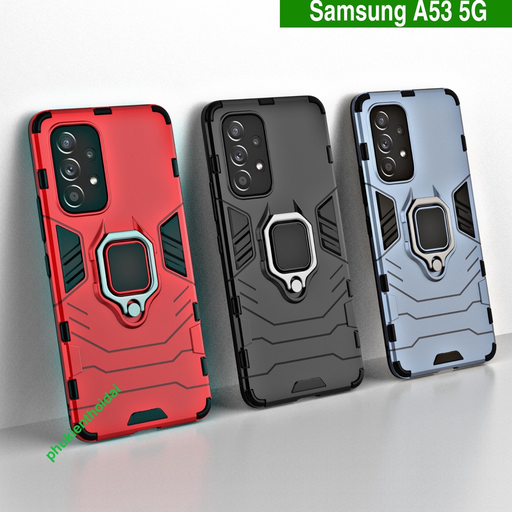Ốp lưng Samsung A52 / A52 5G / A52s / A52s 5G / A53 5G / A54 5G chống sốc Iron Man Iring giá đỡ mặt lưng