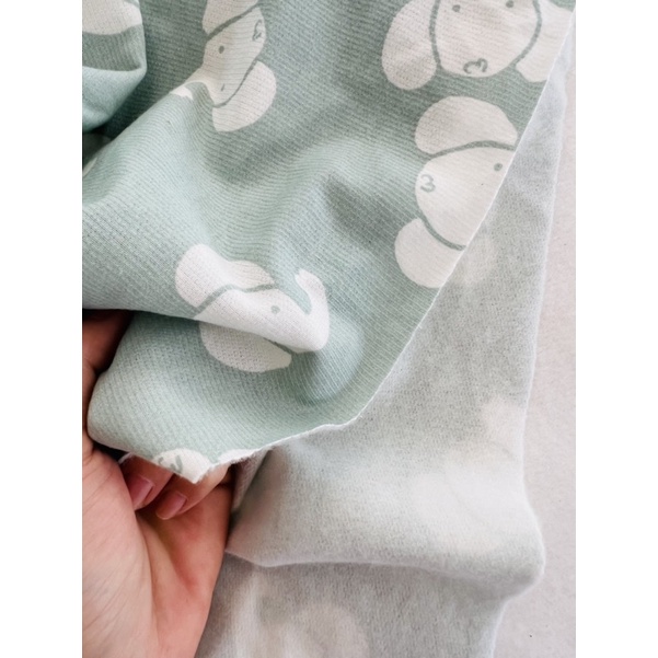 Vải nỉ bông hình voi