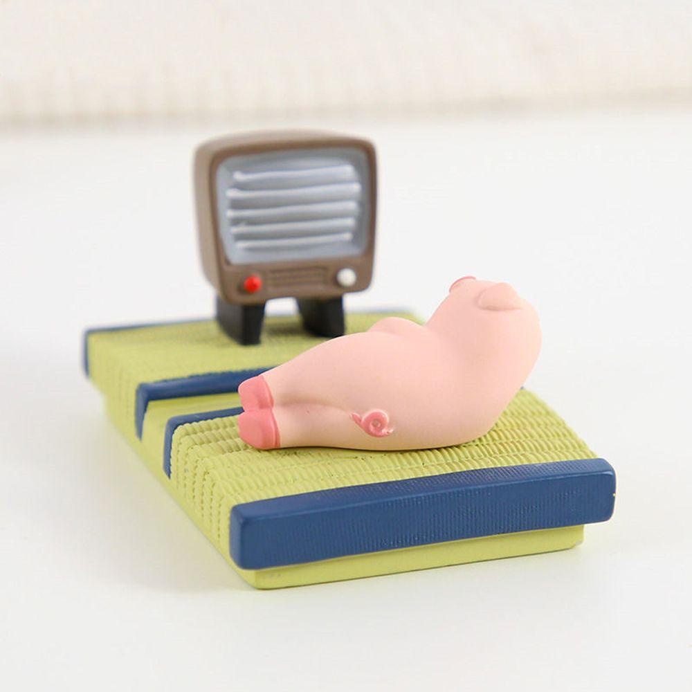 Giá Đỡ Điện Thoại Bằng Nhựa Resin Hình Chú Mèo Đáng Yêu
