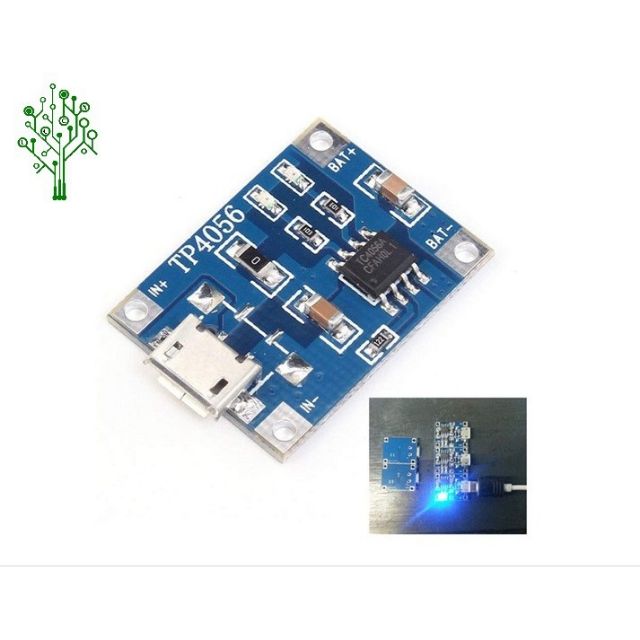 Mạch sạc pin 18650 1A cổng USB MINI