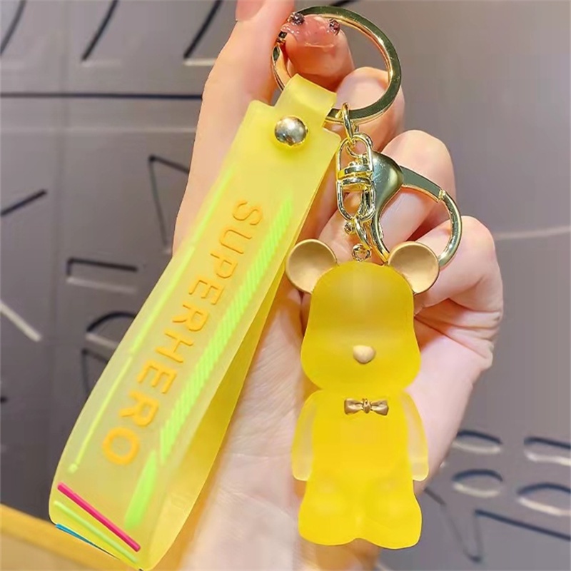 Móc Khóa Hình Gấu Bông Dễ Thương 6 Màu Lựa Chọn