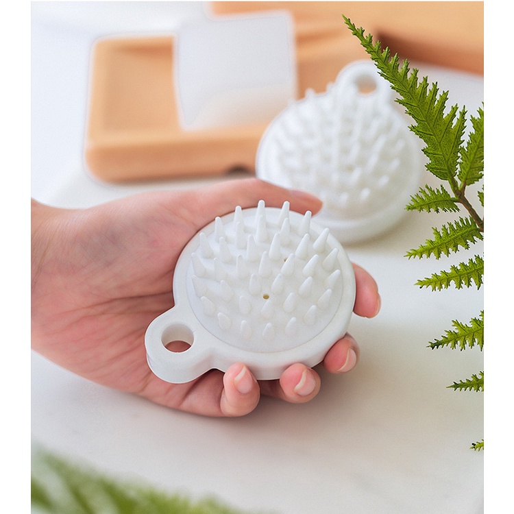 Lược Gội Đầu Bằng Silicone Massage Da Đầu Kích Thích Mọc Tóc Giảm Rụng Tóc - Lược Chải Đầu Mát Xa Chăm Sóc Tóc