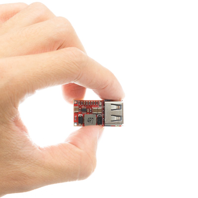 Mô Đun Hạ Áp 6-24V 24V 12V Sang 5V USB DC-DC Hiệu Quả 97.5% Dành Cho Xe Hơi