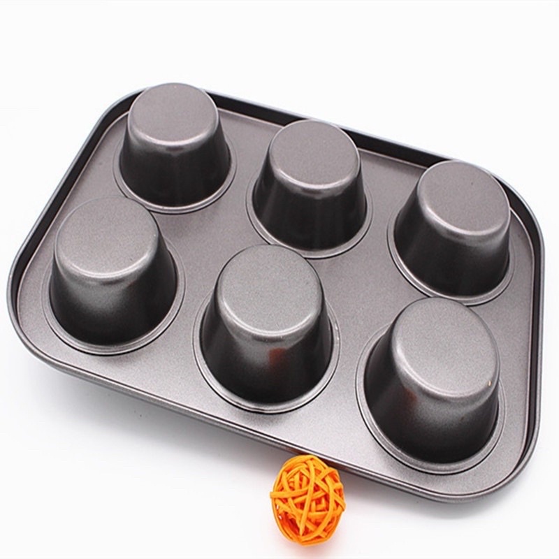 Khuôn Nướng Bánh Chống Dính 6 ô