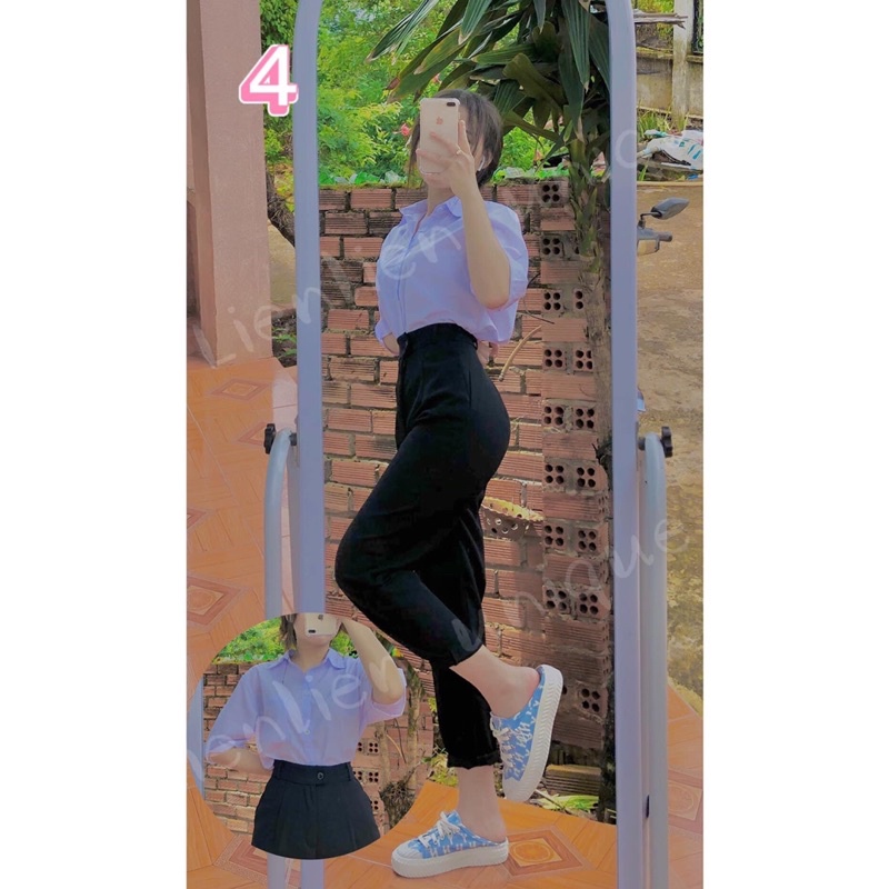 Quần Tây Nút Cài Lệch