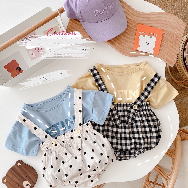 LETINE Set yếm kèm áo mã 43060