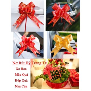 *NƠ RÚT SONG HỶ TRANG TRÍ ĐÁM CƯỚI