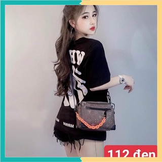 Áo thun nữ form rộng Áo phông nữ tay ngắn chất đẹp, thun cotton, mịn, mát, sành điệu in hình Mã: M112