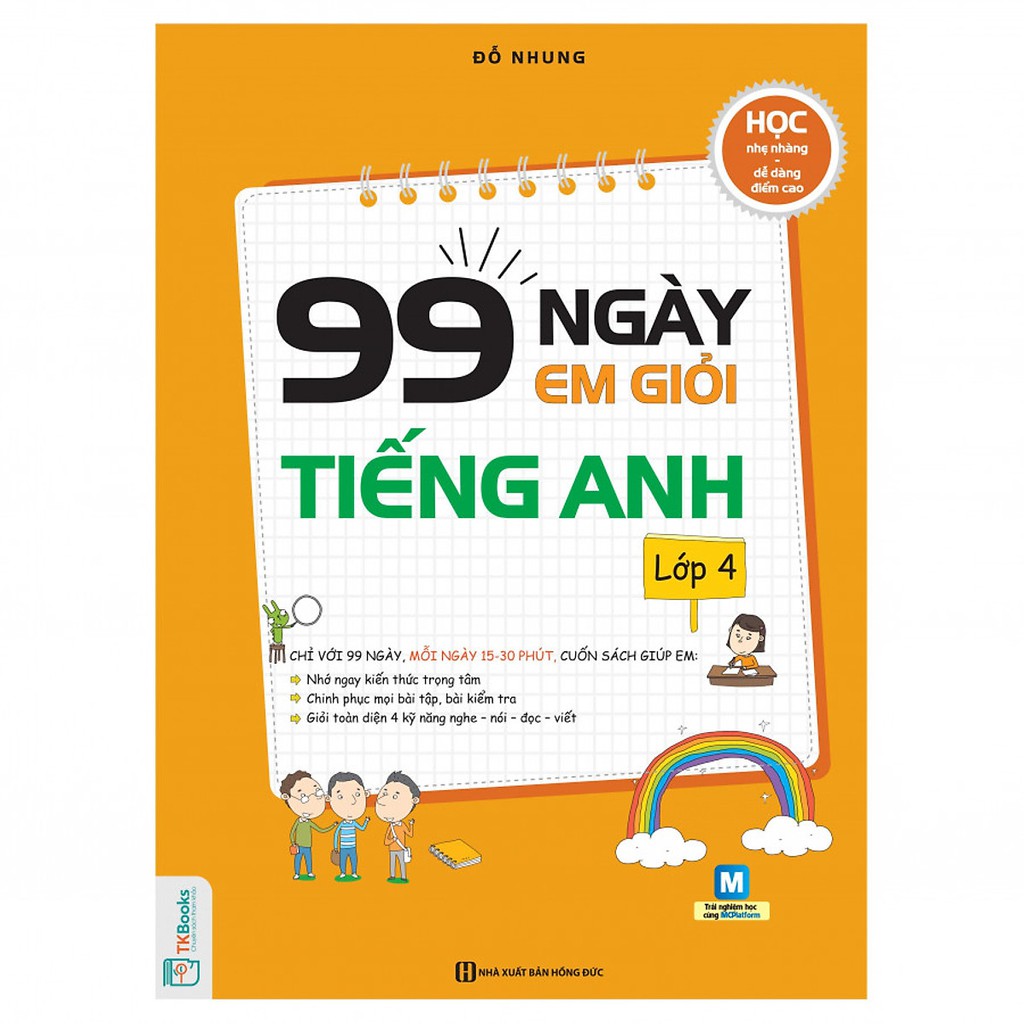 Sách - Combo 3 Cuốn 99 Ngày Em Giỏi Toán - Tiếng Việt - Tiếng Anh Lớp 4