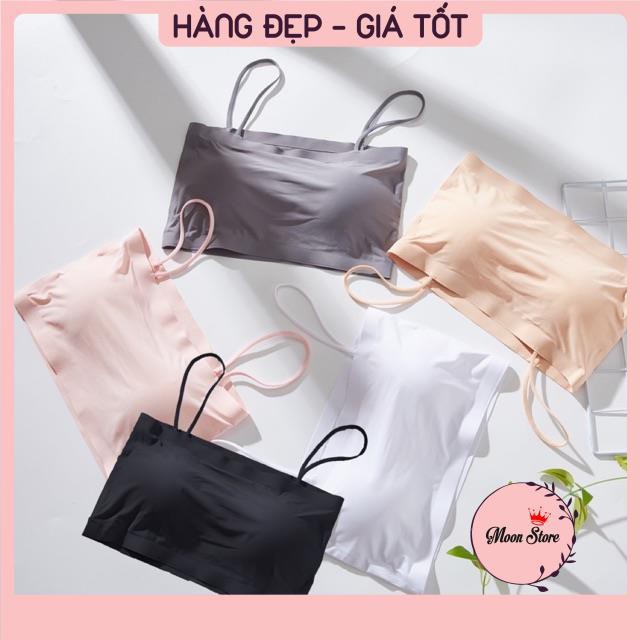 [CÓ ẢNH CHỤP THẬT] Áo Bra Đúc Su Quây 2 Dây 8881