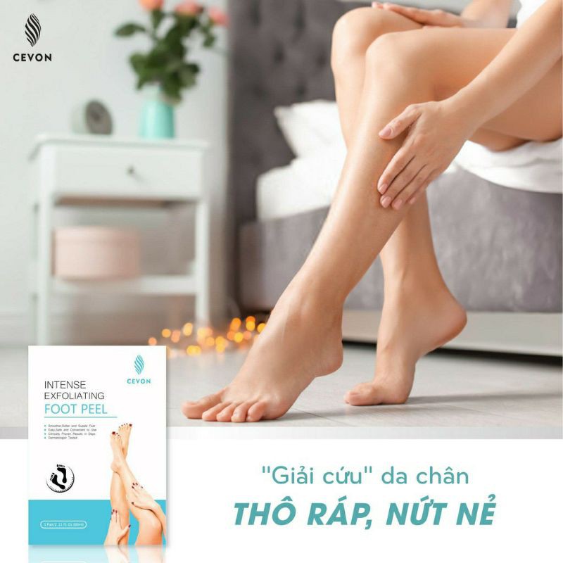 Mặt Nạ Ủ Da Chết Bàn Chân Foot Peel CEVON HÀN QUỐC,Hoa Hậu KỲ DUYÊN làm Đại Sứ