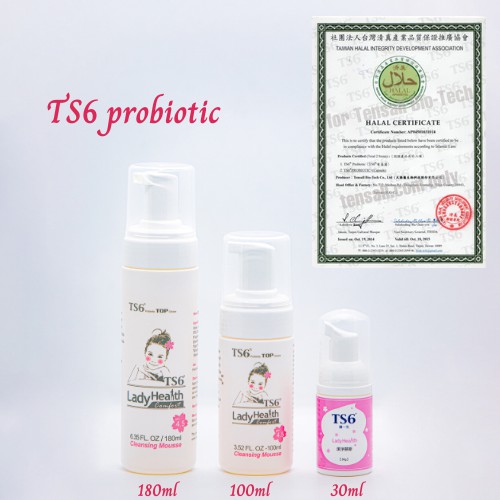 Dung dịch vệ sinh phụ nữ TS6 - 180ml - Nước rửa phụ khoa- dung dịch vệ sinh làm hồng vùng kín