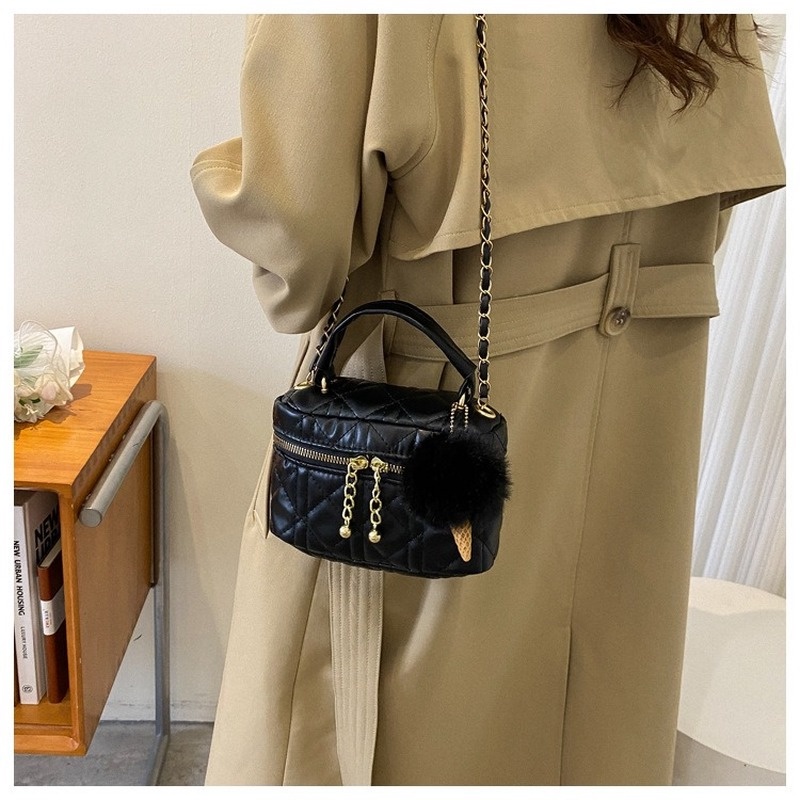 Túi Đeo Chéo Da PU Họa Tiết Hình Thoi Đơn Giản Thời Trang 2022 Gylb1577