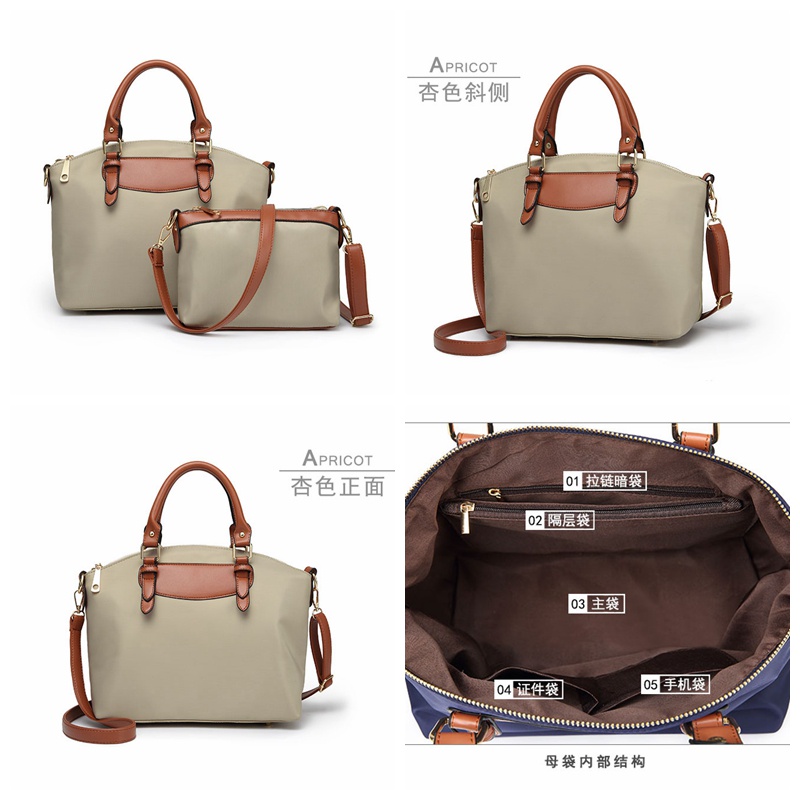 Bộ Túi Xách 2 Trong 1 Bằng Vải oxford Chất Lượng Cao Mẫu Mới 2022 Dành Cho Nữ