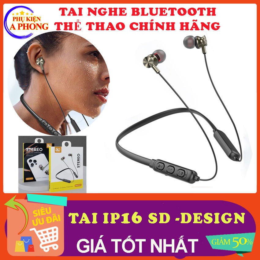 [Giá Sỉ] Tai Nghe Bluetooth Không Dây PH 16 - SD Design chính hãng, bảo hành 1 năm,chuẩn bass, Pin nghe 3-5 giờ pin trâu