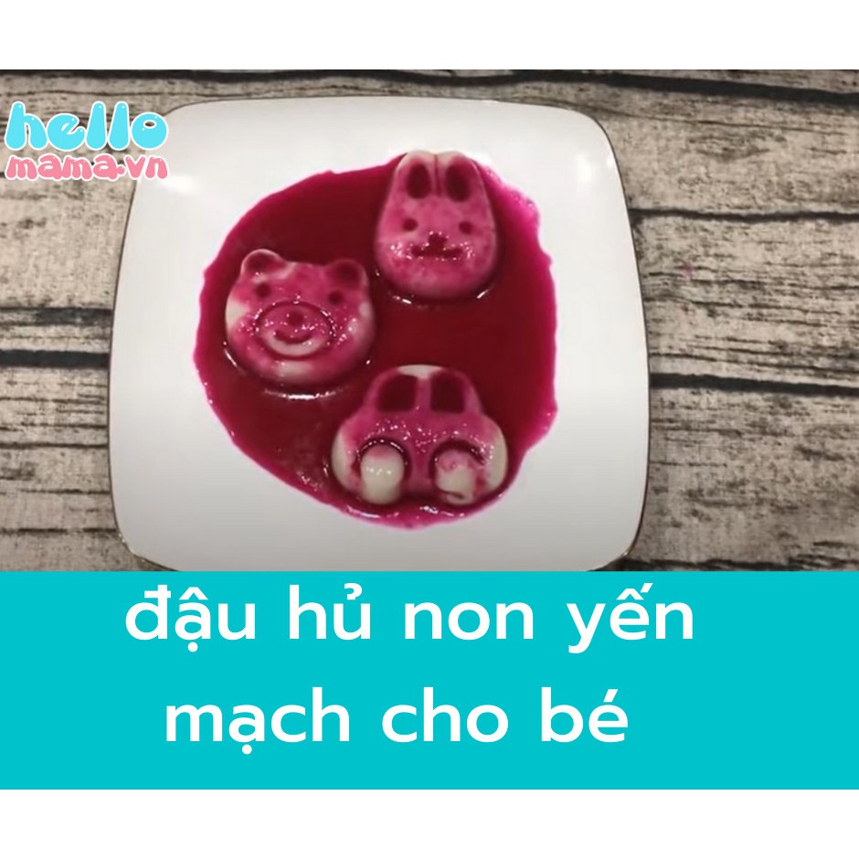 Set 6 khuôn cơm cho bé ăn dặm ngon miệng