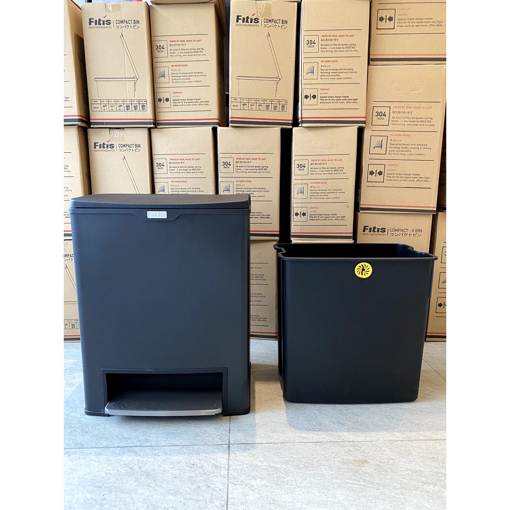 Thùng rác fitis 26l thùng rác nhà bếp