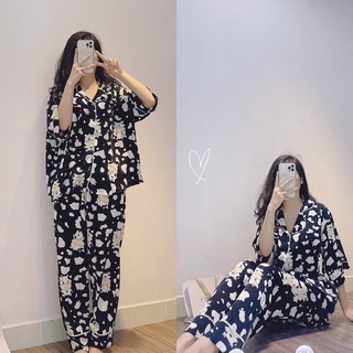 Đồ Bộ Dài Lụa Mango Cánh Dơi Bigsize