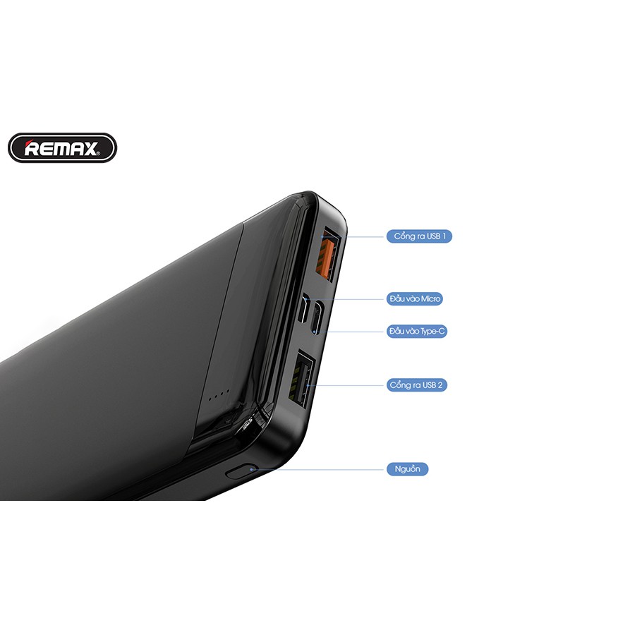 [Mã ELMALL8 giảm 8% đơn 500K] Sạc dự phòng Remax 10000mAh RPP147 | BigBuy360 - bigbuy360.vn